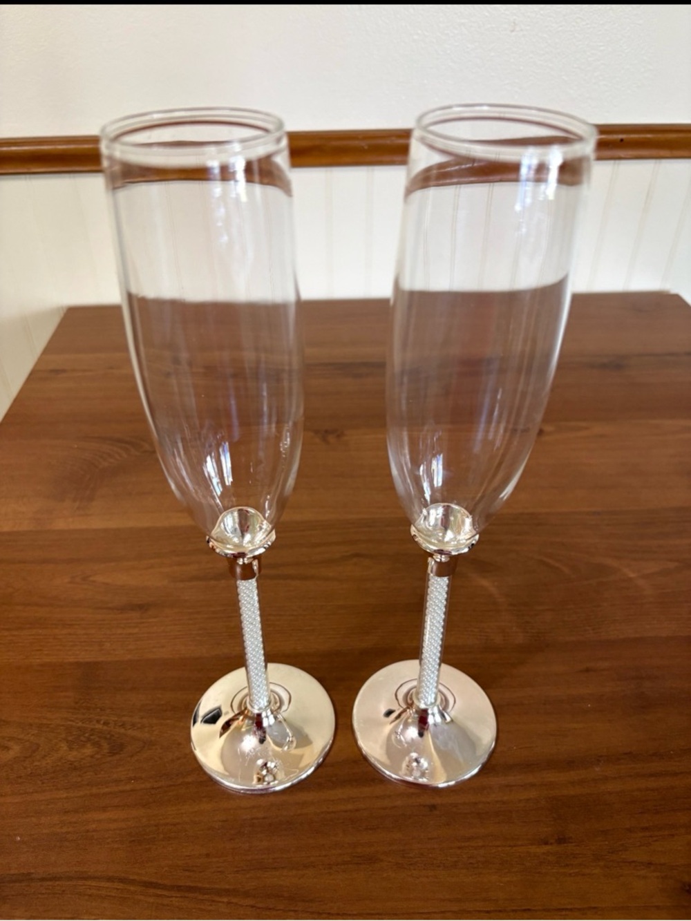 LENOX -Jubilee Flute Crystal Glasses Set of 2